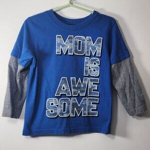 Garanimals Mom Is Awesome Long Sleeve Shirt Size 3T